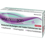 Treatment of hemorrhoids, anal fissures, wounds in the anal-rectal area, WUNDPROSAN Procto Suppositories
