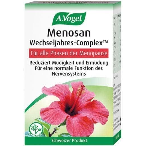 A.VOGEL Menosan, menopause, complex, vegan UK