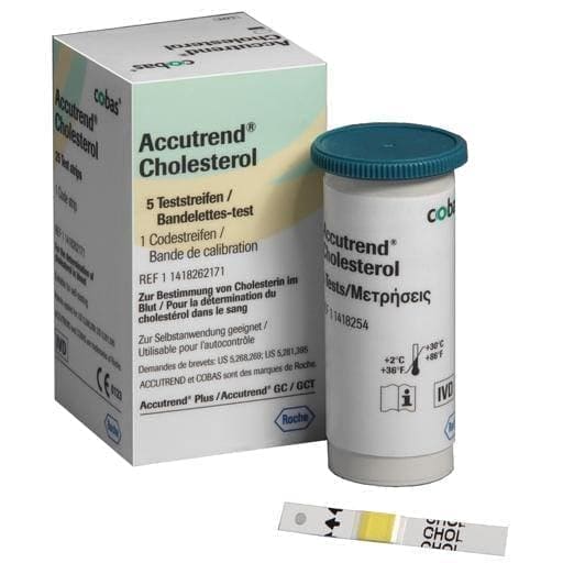 ACCUTREND cholesterol test strips UK