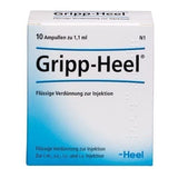 Aconitum napellus, influenza virus, GRIPP-HEEL ampoules UK