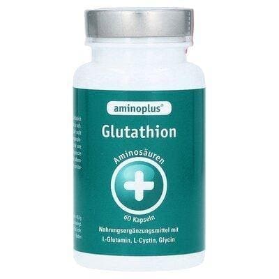 AMINOPLUS glutathione capsules 60 pcs L-glutamine, L-cystine, glycine UK