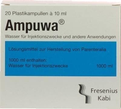 AMPUWA plastic ampoules injection, infusion solution 20X10 ml UK