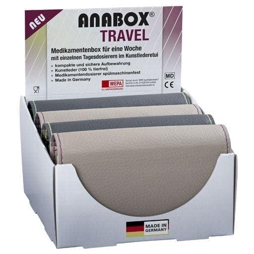 ANABOX Travel, anabox weekly pill organiser UK