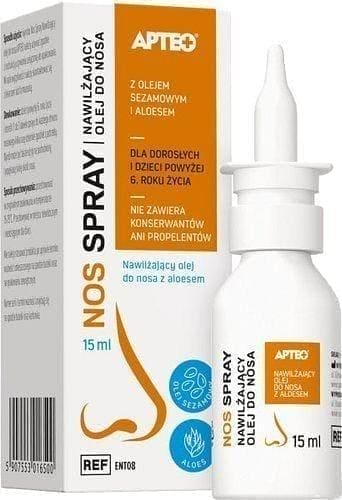 APTEO CARE Nose Spray Nasal Oil 15ml UK