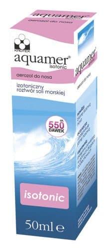 Aquamer Isotonic nasal spray 50ml, dead sea sea salt UK