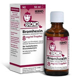 Bromhexine hydrochloride, Hermes Medicinal Products 8 mg, ml drops UK