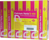 Calcium carbonate, cholecalciferol, vitamin D3, CALCIUM VERLA D 400 effervescent tablets UK