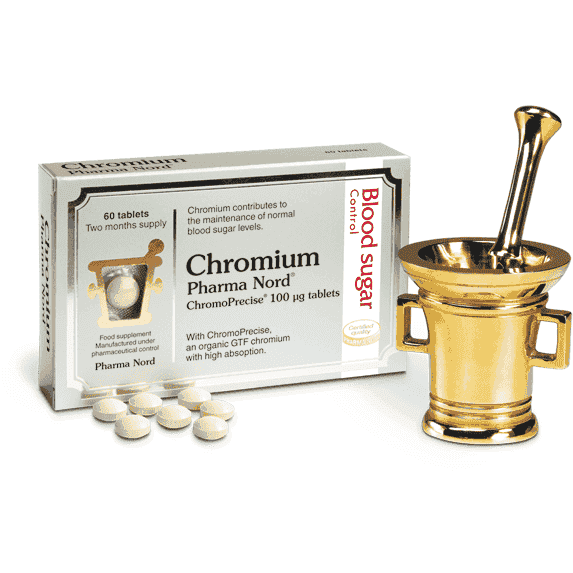 CHROMIUM TABLETS Pharma Nord BioChromium N30 chromium tablets UK