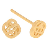 Journee Collection Sterling Silver Celtic Knot Stud Earrings UK