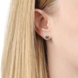 Journee Collection Sterling Silver Celtic Knot Stud Earrings UK