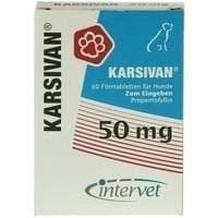 KARSIVAN for dogs 50 film-coated tablets 60 pcs heart failure in dogs UK