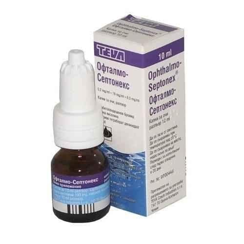 OPHTALMOSEPTONEX drops eye 10ml. conjunctivitis, blepharitis and