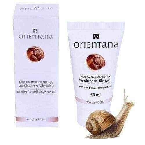 Snail cream Orientana Hand cream with snail slime 50ml UK