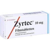 Urticaria, ZYRTEC film-coated tablets UK