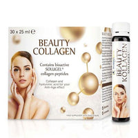Wrinkle free skin, BEAUTY COLLAGEN Hyaluron Solugel bioactive Ampoules UK