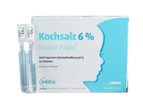 Cystic fibrosis, saline solution, SALINE 6% inhalant pediatric ampoules UK