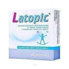 LATOPIC x 10 capsules, live probiotics, probiotic supplements UK