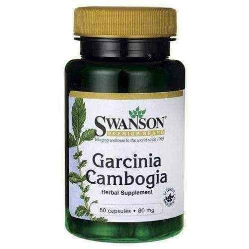 SWANSON Garcinia Cambogia 5: 1 x 60 Extract 80 mg capsules UK