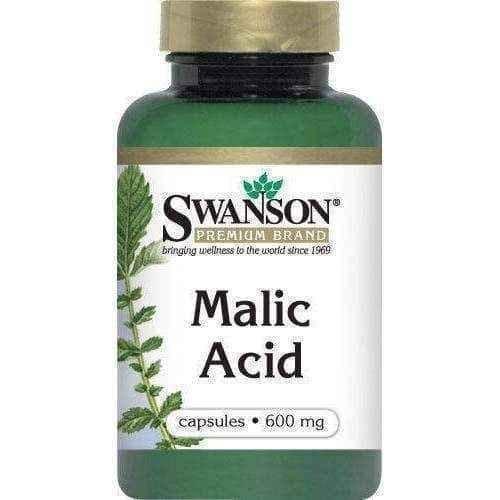 SWANSON Malic acid - malic acid 600 mg x 100 capsules vegetarian UK