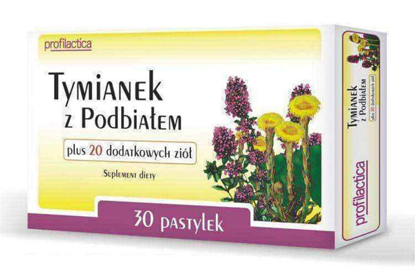 THYME with coltsfoot + 20 additional herbs x 30 pieces UK