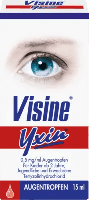VISINE Yxin, tetryzoline hydrochloride eye drops, for dry eyes UK