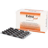 Vitamin C (L-ascorbic acid),Vitamin E (D-alpha-tocopherol) EVINA vital capsules