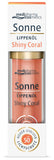 SONNE Lippenöl shiny coral LSF 50