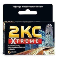 2KC Xtreme x 6 tablets after excessive consumption of alcohol Anti Hangover UK