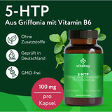 5-HTP 100 mg Griffonia + Vitamin B6 Capsules 120 count