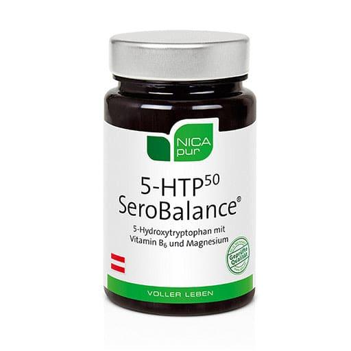 5 htp antidepressant, NICAPUR 5-HTP 50 SeroBalance capsules UK