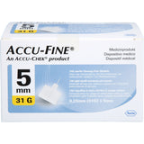 ACCU FINE sterile needles for insulin pens 5 mm 31 G