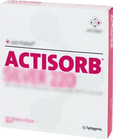 ACTISORB 220 Silver 10.5x10.5 cm sterile compresses UK