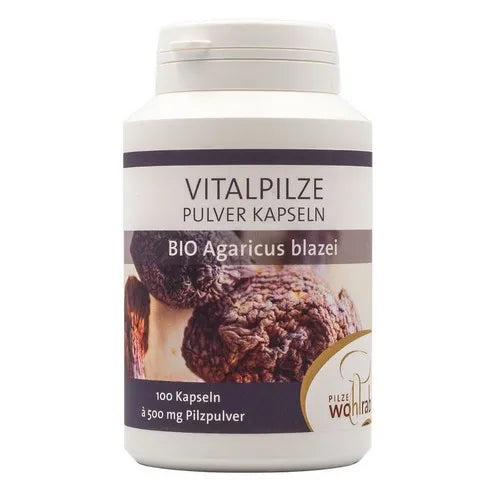 AGARICUS BLAZEI Organic Powder Capsules