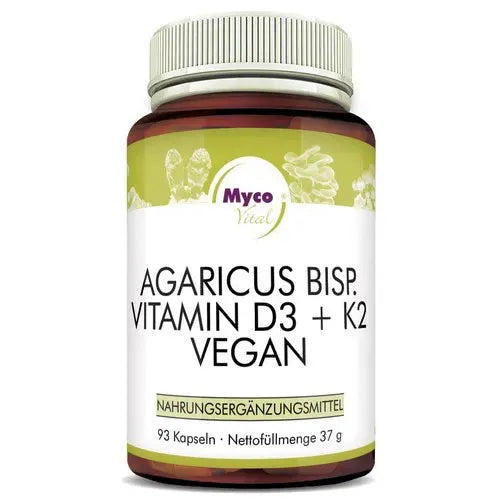 AGARICUS VITAMIN D3+K2 vegan capsules