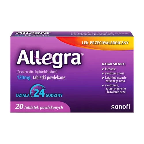 ALLEGRA 120mg x 20 tablets