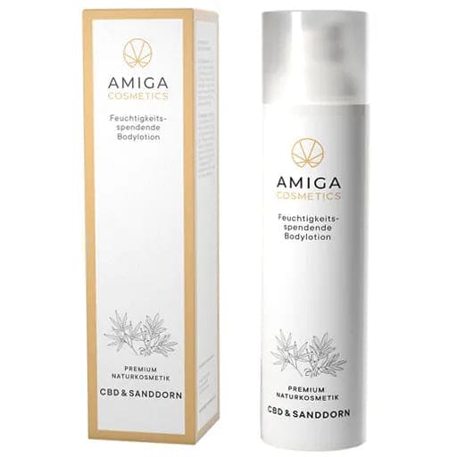 AMIGA Cosmetics moist.sp.Bodylotion CBD&Sea Buckthorn