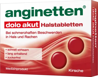 ANGINETTEN dolo acute throat lozenges