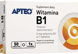 Thiamine supplement APTEO VITAMIN B1 3mg x 50 tablets, vitamin b 1, vit b1