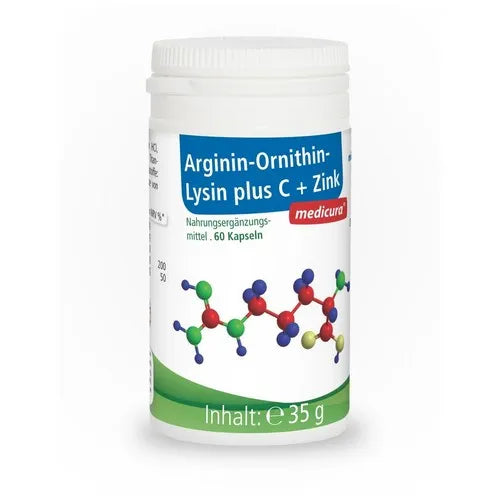 ARGININE-ORNITHINE-Lysine plus C+Zinc Capsules
