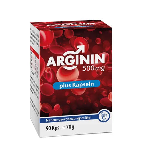 ARGININE 500 mg Plus Capsules