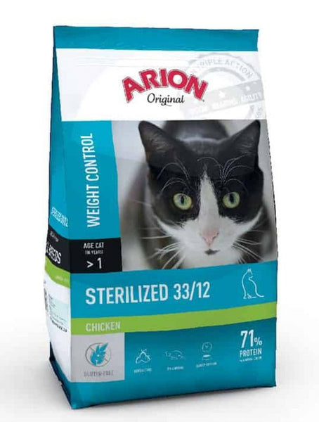 ARION Original Cat Sterilized 33/12 Chicken Cat food