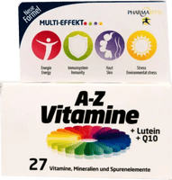 AZ complete vitamins and minerals, Lutein, Q10 tablets UK