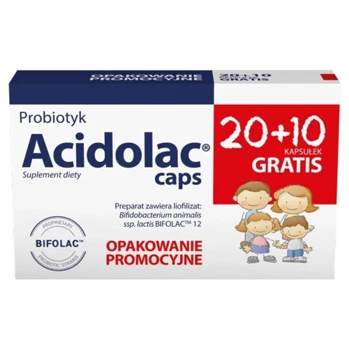 Acidolac Caps x 30 capsules