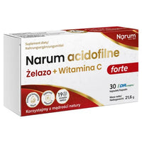 Acidophilic iron + vitamin C 600 mg