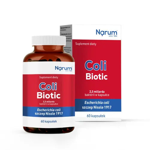 Acid protection against stomach acid Narum Coli Biotic