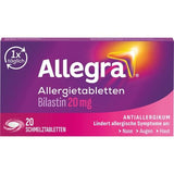 Allergies ALLEGRA Allergy Tablets 20 mg Melt Tablets 20 tablets