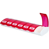 Anabox weekly pill organiser 1x7 pink