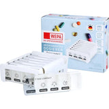 Anabox weekly pill organiser, Compact 7 days weekly dispenser white