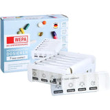 Anabox weekly pill organiser, Compact 7 days weekly dispenser white