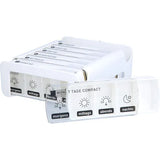 Anabox weekly pill organiser, Compact 7 days weekly dispenser white